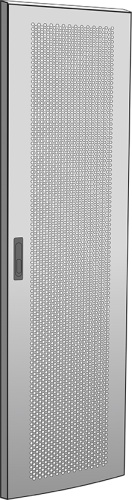 ITK LINEA N Дверь перфорированная 600мм для шкафа 18U серая | код LN35-18U6X-DP | IEK
